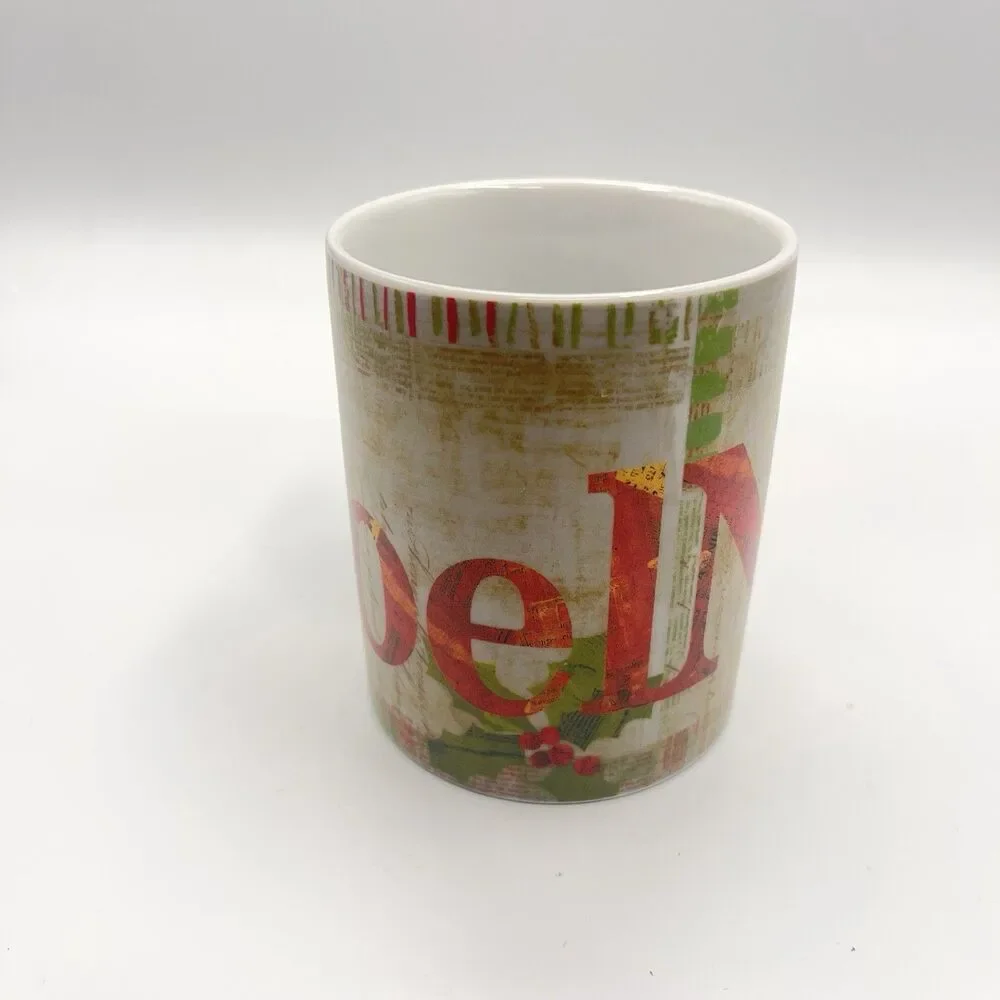 Pier 1 Mug Coffee Cup Christmas Noel